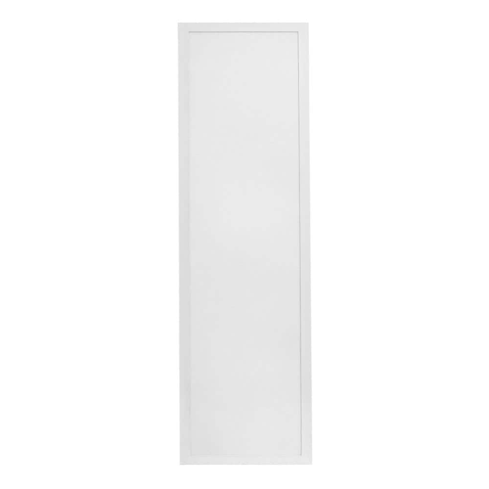 White 1 x 4 ft. Flat Panel 15/20/25/30/40W Wattage Adjustable & Color Tunable (4 Pack) w/ 3.5mm Sensor base price history on PriceWatchPro