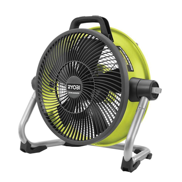 RYOBI 40V 14 in. Cordless Hybrid WHISPER SERIES Air Cannon Fan (Tool Only)
