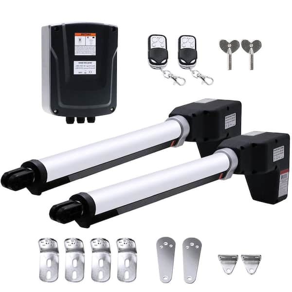 ALEKO 36 ft. Length 1760 lbs. Opacity Dual Swing Automatic Gate Opener