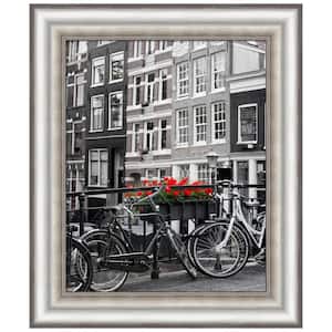 Opening Size 16 in. x 20 in. Salon Silver Picture Frame
