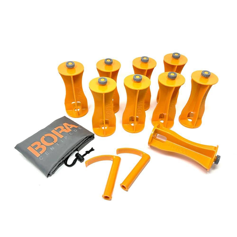Centipede Accessory Bundle, 9pc Risers, 2pc Hooks, Nylon Bag