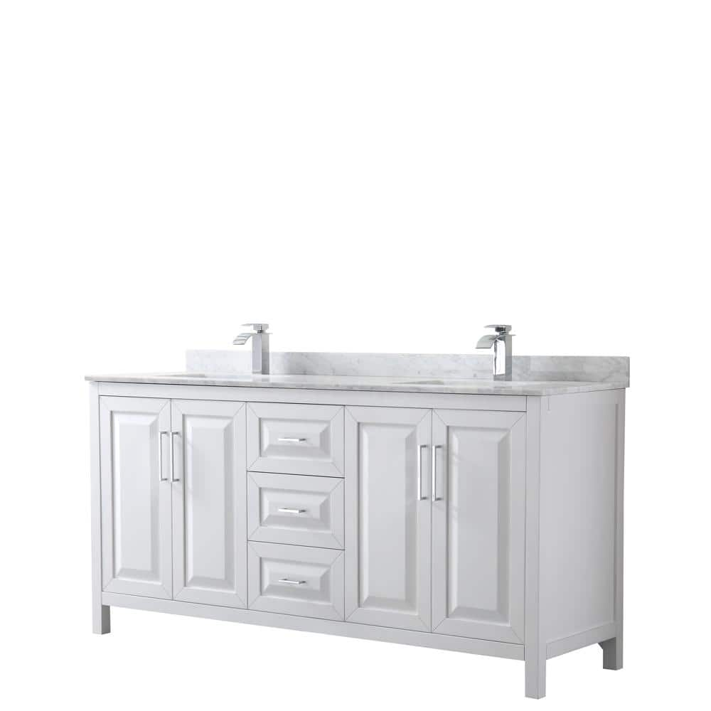 Reviews For Wyndham Collection Daria 72 In Double Bathroom Vanity