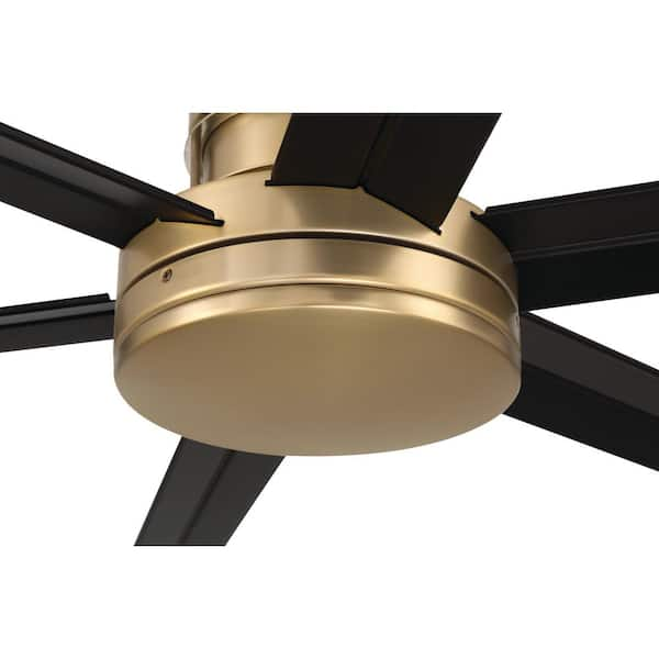 CRAFTMADE Mondo 80 in. Indoor Satin Brass Ceiling Fan and 