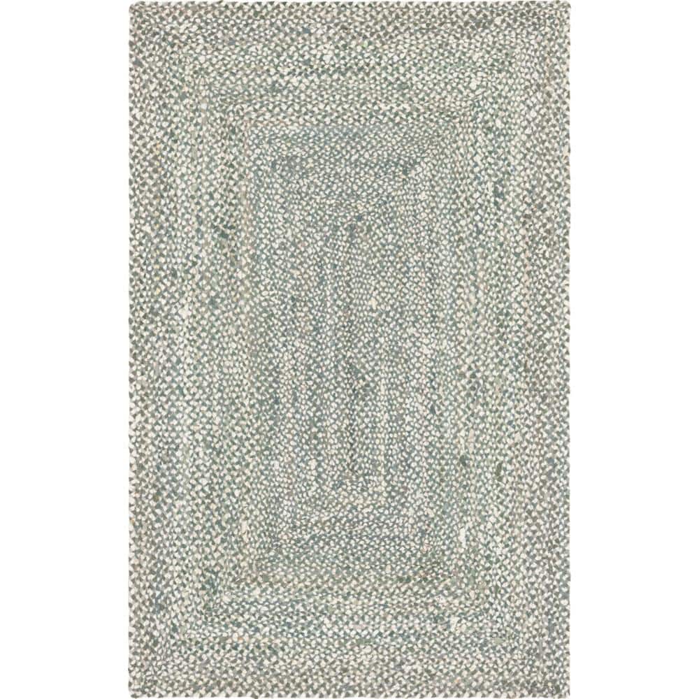 Braided Chindi Gray 5 ft. x 8 ft. Area Rug price history on PriceWatchPro