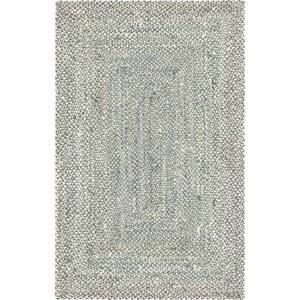 Braided Chindi Gray 5 ft. x 8 ft. Area Rug