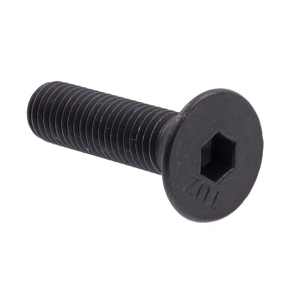 1/4"-28 x 3/8" Fine Thread Socket Set Screw Flat Pt Black Oxide 