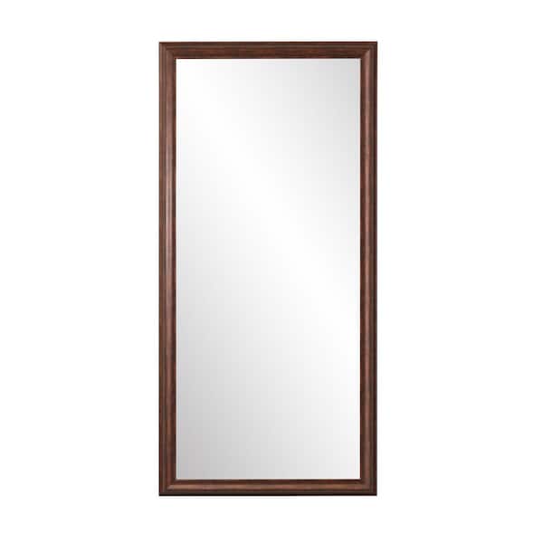 BrandtWorks Medium Dark Brown/Copper Mirror (31 in. H X 65 in. W)