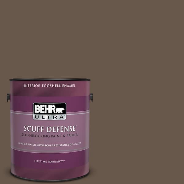 BEHR ULTRA 1 gal. #PPU5-18 Chocolate Swirl Extra Durable Eggshell Enamel Interior Paint & Primer