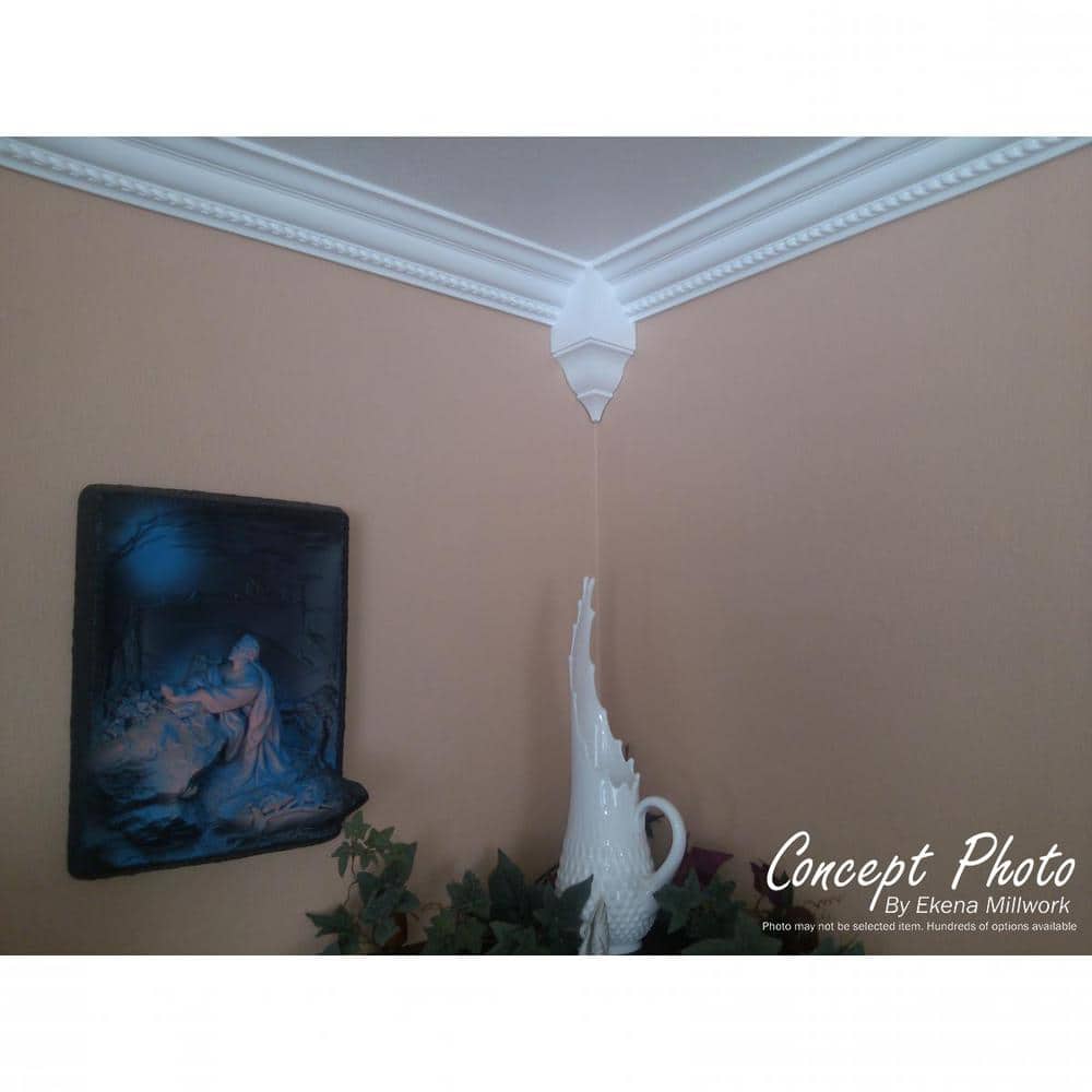 Primed Polyurethane Crown Moulding Outside Corner Block
