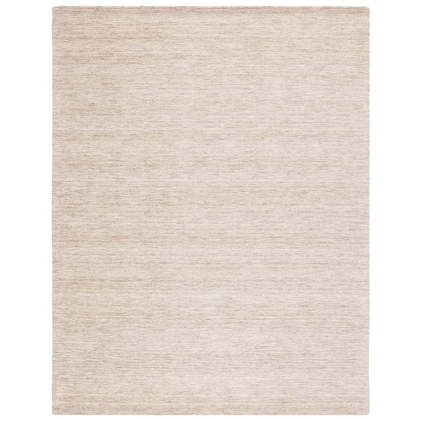 Himalaya 8 ft. x 10 ft. Beige Solid Color Area Rug