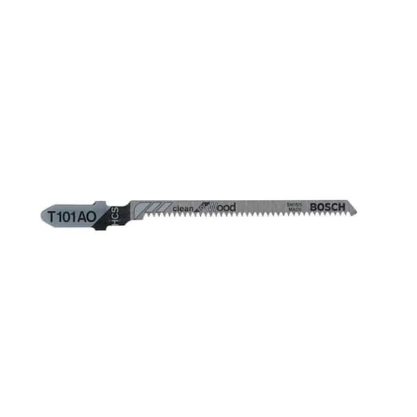 Bosch 3 in. 20 Teeth per in. HCS T-Shank Jigsaw Blade (3-Pack)