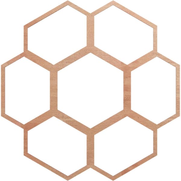 Ekena Millwork 0.375 in. x 34 in. x 34 in. Wood Medallion Moulding