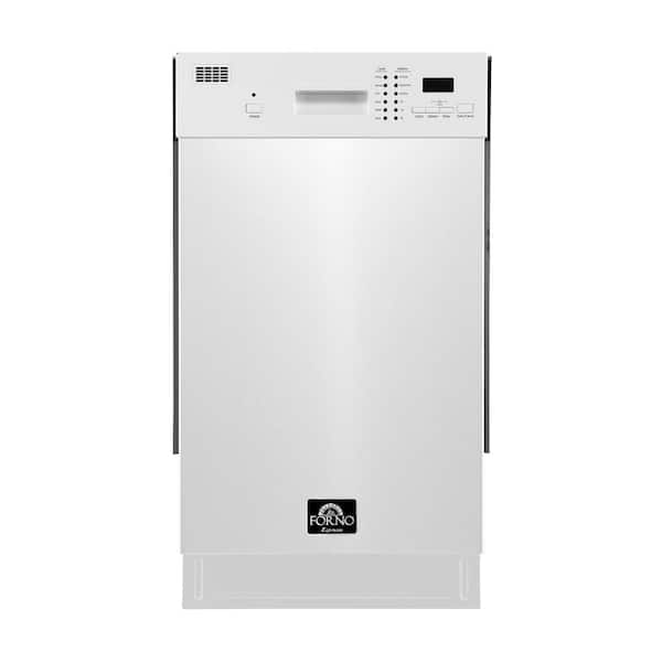Forno Polo 18 in. Built-in Tall Tub Dishwasher White