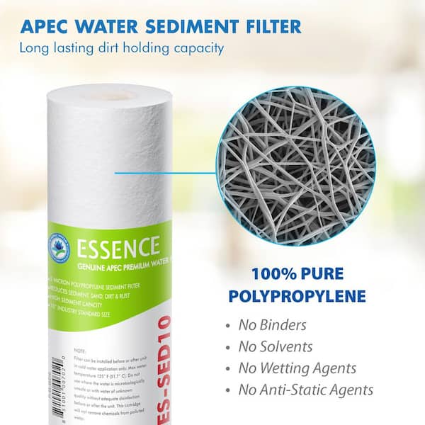 Essence 10 in. Standard Capacity First 3-Stage RO Replacement Filter (Bundle of 2 Pre-Filter Set) Essence 10 in. Standard Capacity First 3-Stage RO Replacement Filter (Bundle of 2 Pre-Filter Set)
