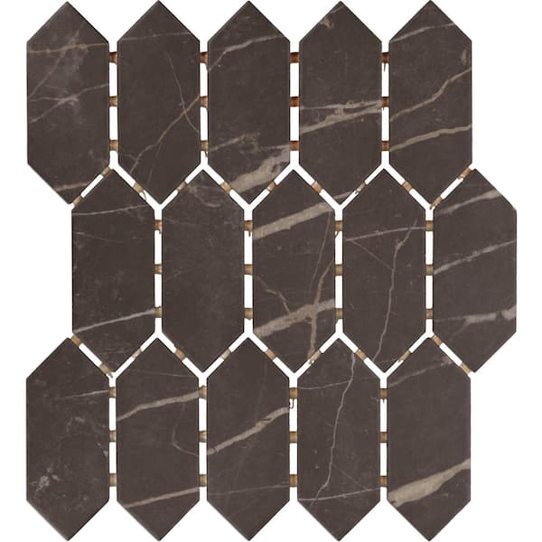 Daltile Lamora Marble Olympus 3 in. x 3 in. Glazed Ceramic Picket