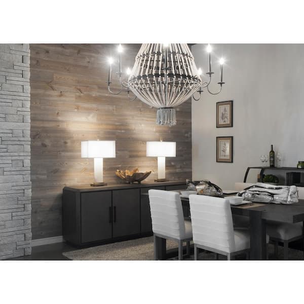 3/8 in. x 5-1/2 in. x 4 ft. Pine Weathered Barn Wood Boards Gray Planking (8-Piece per Box)