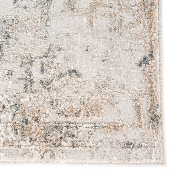 Jaipur Living Seismic SEI03 Light Gray Favre 9'x12' Area Rug