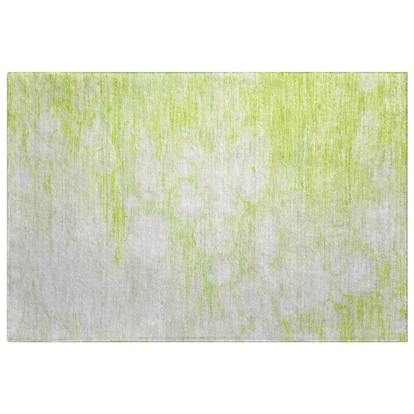 Dream Shag Premium Machine Washable Abstract ADS699 Coral 3 ft. x 4 ft. Area Rug
