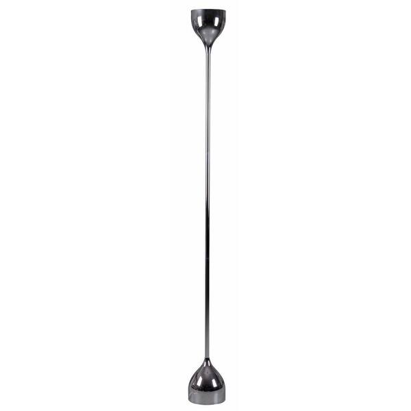 Kenroy Home Gillis 68 in. H Chrome Torchiere