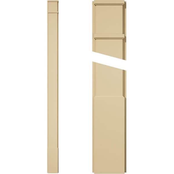 Ekena Millwork 2 in. D x 7 in. W x 108 in. L Primed Polyurethane Pilaster 1- Pack