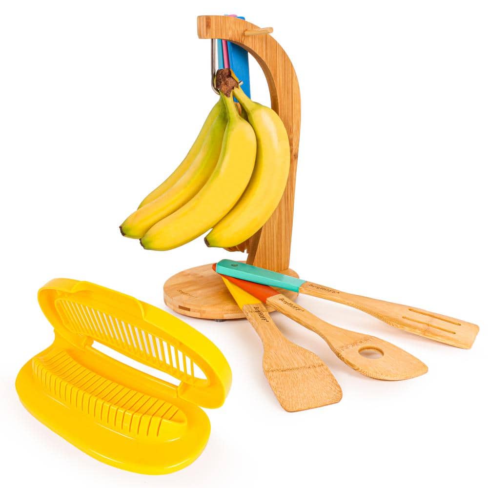 Banana Slicer Fruit Knife Kitchen Gadget Bar Tools Veggie Cutter