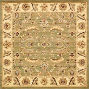 Voyage Hickory Green 10' 0 x 10' 0 Square Rug