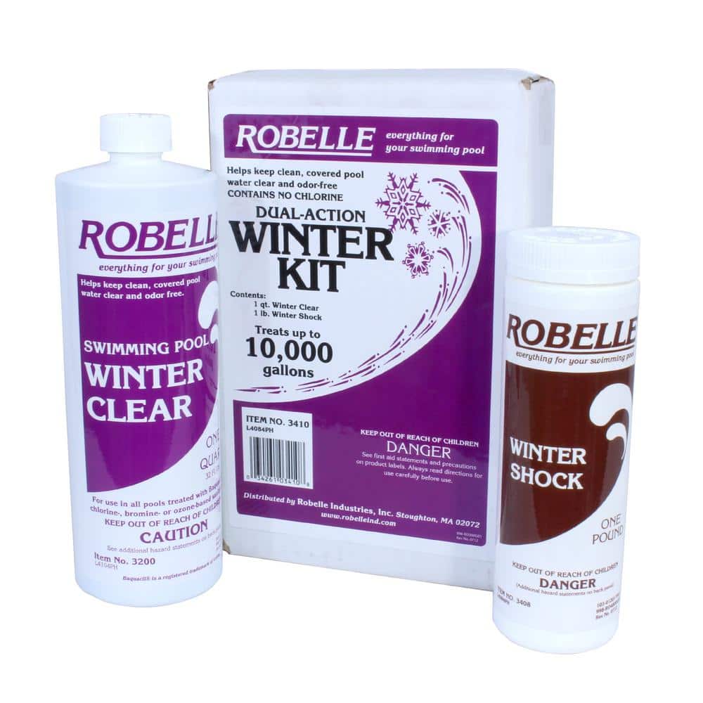 Robelle Dual-Action 10,000 Gallon Swimming Pool Winter Closing Chemical Kit -  3410