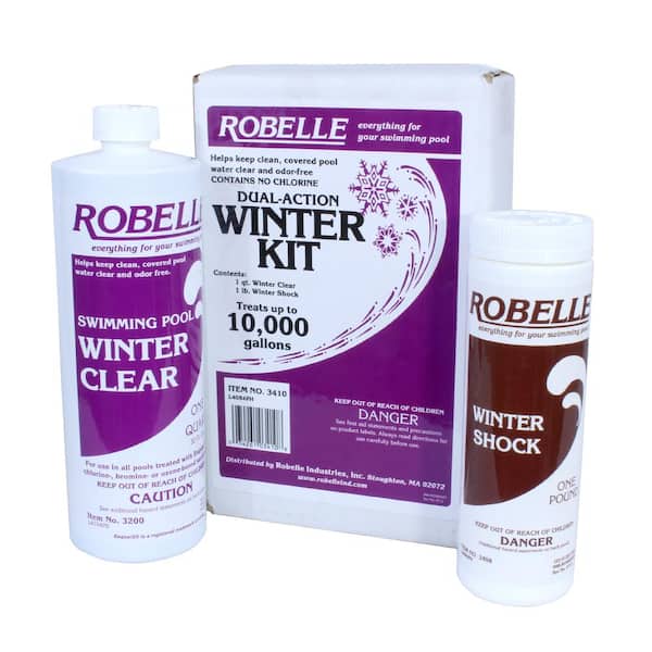 Robelle Dual-Action 10,000 Gallon Swimming Pool Winter Closing Chemical Kit