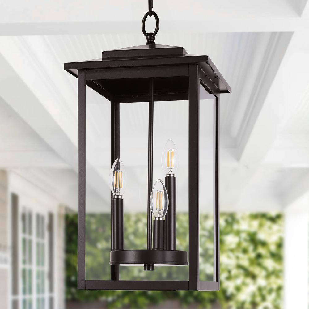 Craftmade Composite Lanterns 60-Watt 17-in Bronze Transitional Post Light Craftmade Composite Lanterns 60-Watt 17-in Bronze Transitional Post Light
