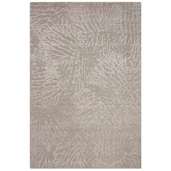 Mirage 6 ft. x 9 ft. Gray Abstract MIR538B Area Rug