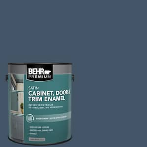 1 gal. #PFC-60 Deep Galaxy Satin Enamel Interior/Exterior Cabinet, Door & Trim Paint