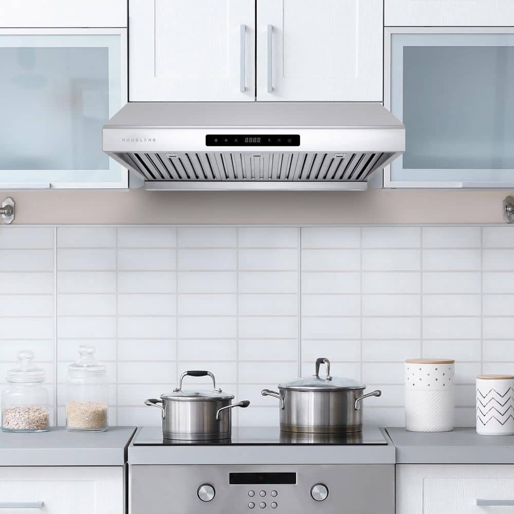 Hauslane 30" Stainless Steel Under Cabinet Range Hood with Baffle Filter