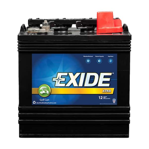 Exide Golf Cart Battery Xtra 8 volts Lead Acid 4-Cell Group Size Cold Cranking Amps (BCI) (1-Pack)