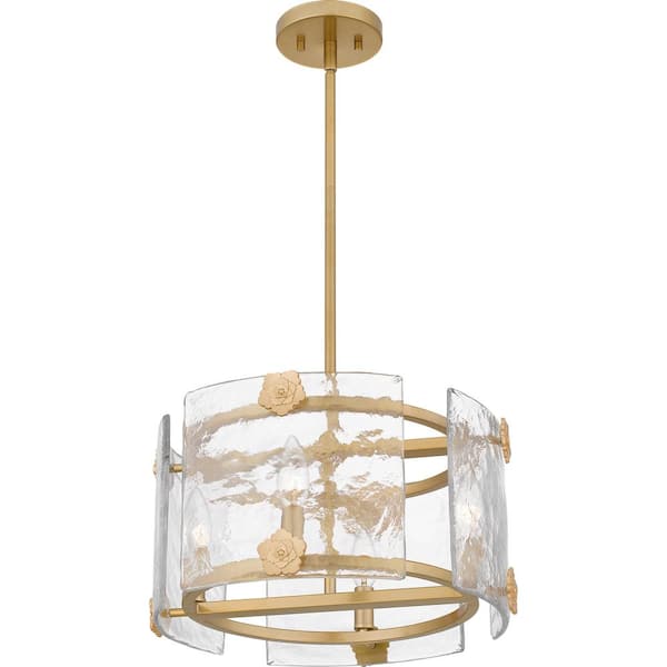 Quoizel Jolie 4-Light Light Gold Pendant Light JOL2816LG