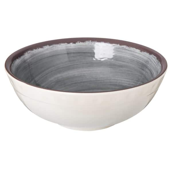 Carlisle Mingle 17 oz. Smoke Melamine Small Bowl (12-Pack) 54005 - The ...