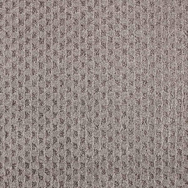Lifeproof Shiloh Point  - Fretwork - Gray 40 oz. Triexta Pattern Installed Carpet