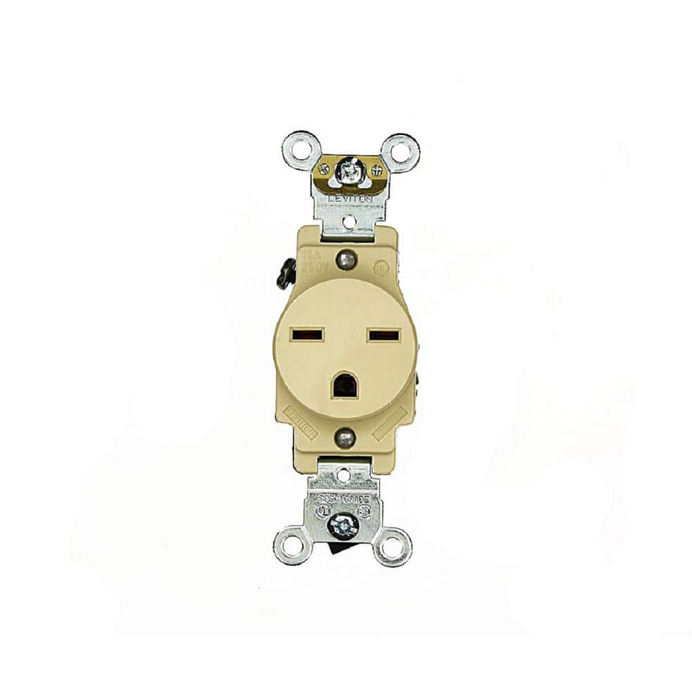 15 Amp 250 V NEMA 6-15R Industrial Grade Single Outlet/Receptacle, Ivory (1-Pack) 5661-I price history on PriceWatchPro