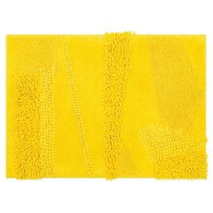 Composition Fiesta Sunshine 27 in. x 45 in. Cotton Bath Mat