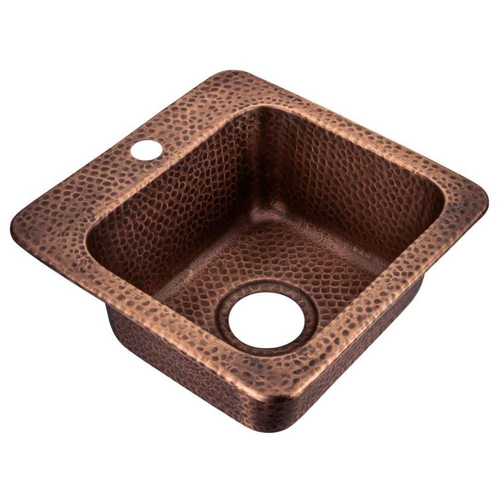 Monarch Pure Copper Hand Hammered Baxter Bar Prep Sink (15 inches) price history on PriceWatchPro