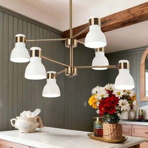 Sky Garden Pendant Lamp – Nordic Design Adjustable Flower Pot Plant Chandelier, Black & Gold, E27 LED, For Living Room, Kitchen & Hallway (No Plants Included)