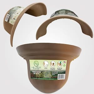 Large 13 in. Tan Plastic Erosion Control Planter for Hillsides (3-Pack)