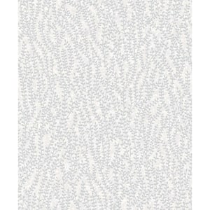 57.5 sq. ft. Diamond Seaweed Beaded Branches Nonwoven Paper Unpasted Wallpaper Roll