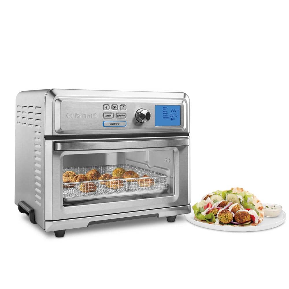Silver Digital 6-Slice Air Fryer Toaster Oven