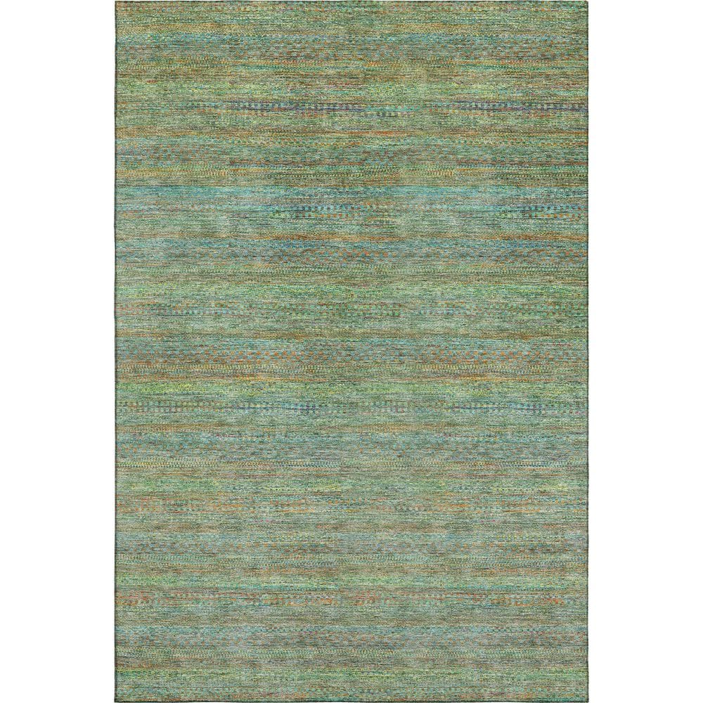 Mayfield Premium Machine Washable Abstract AMF2148 Green 9 ft. x 12 ft. Area Rug price history on PriceWatchPro