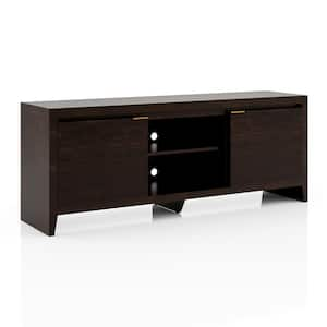 Angleberger 72 in. Dark Walnut TV Stand Fits TV's up to 83 in.