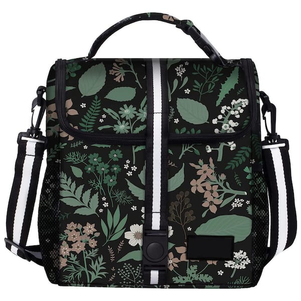Reusable Lunch Bag for Women with Adjustable Shoulder Strap, Big Size for Work, Picnic, Camping