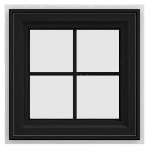 ★状態良好 WINDOW PANE ウインドウ・ペイン 和ジャズ JELD-WEN 24 in. x 24 in. V-4500 Series Bronze FiniShield Vinyl