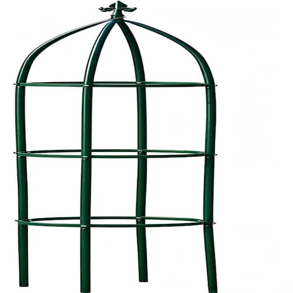 75.6 in. Garden Trellis Sturdy Plant Support Green 1-Piece