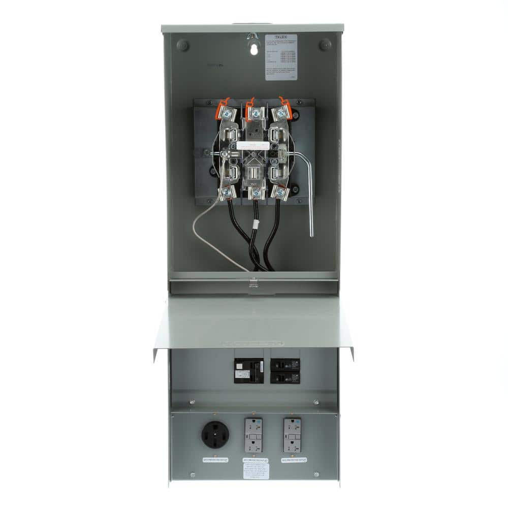 125 Amp Main Lug Top Feed Metered Ring 14-50 Receptacle with GFCI Breaker price history on PriceWatchPro