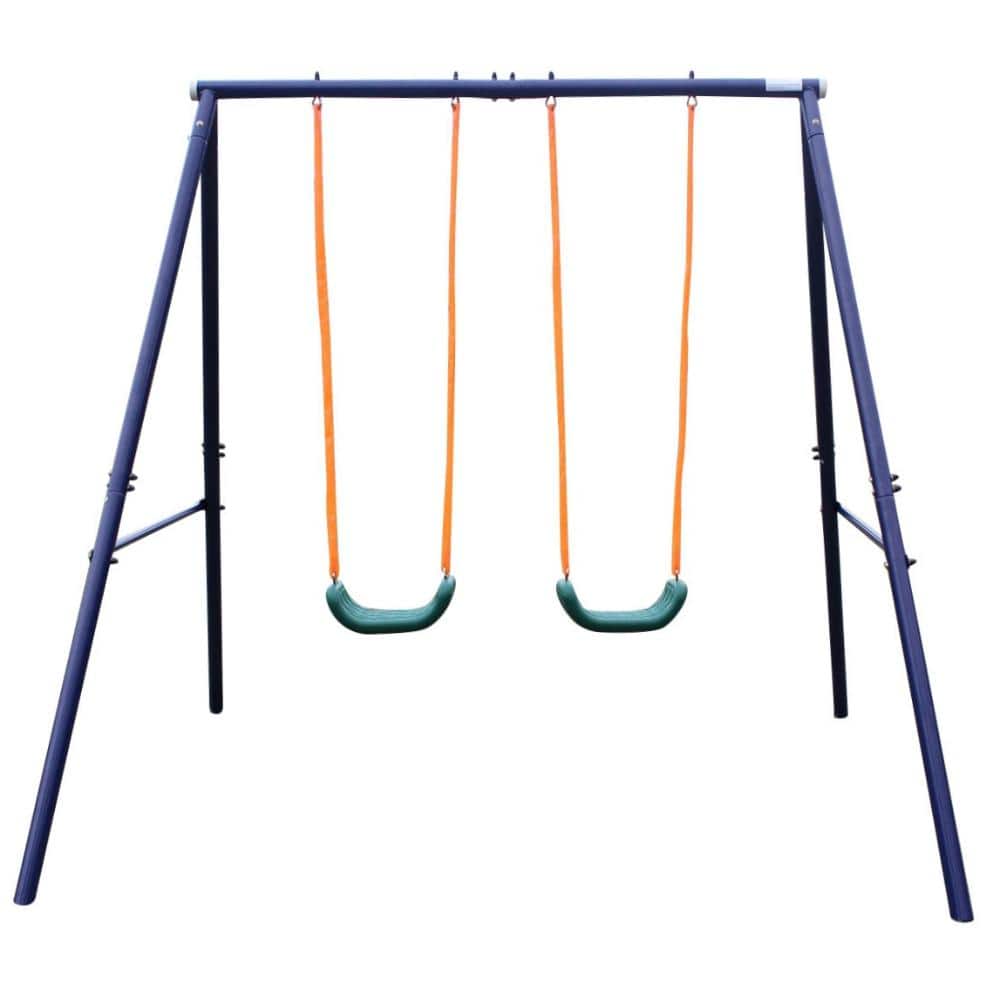 Blue 2 Station Swing Set with A-frame price history on PriceWatchPro